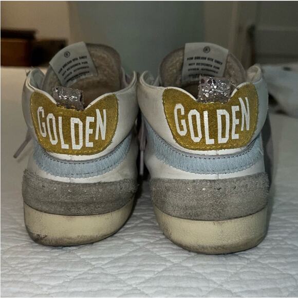 Golden Goose SSENSE Exclusive Off-White Midi Star Sneakers - Picture 9 of 11